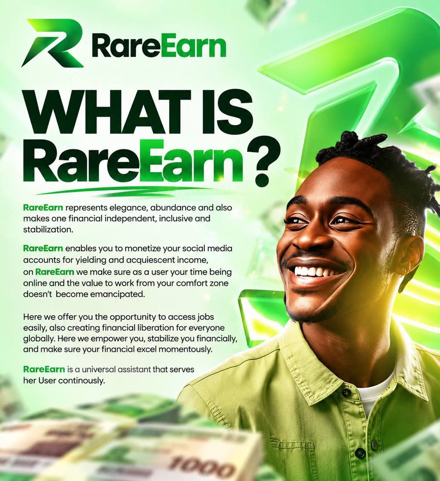 What is RareEarn? RareEarn helps you earn from your phone.